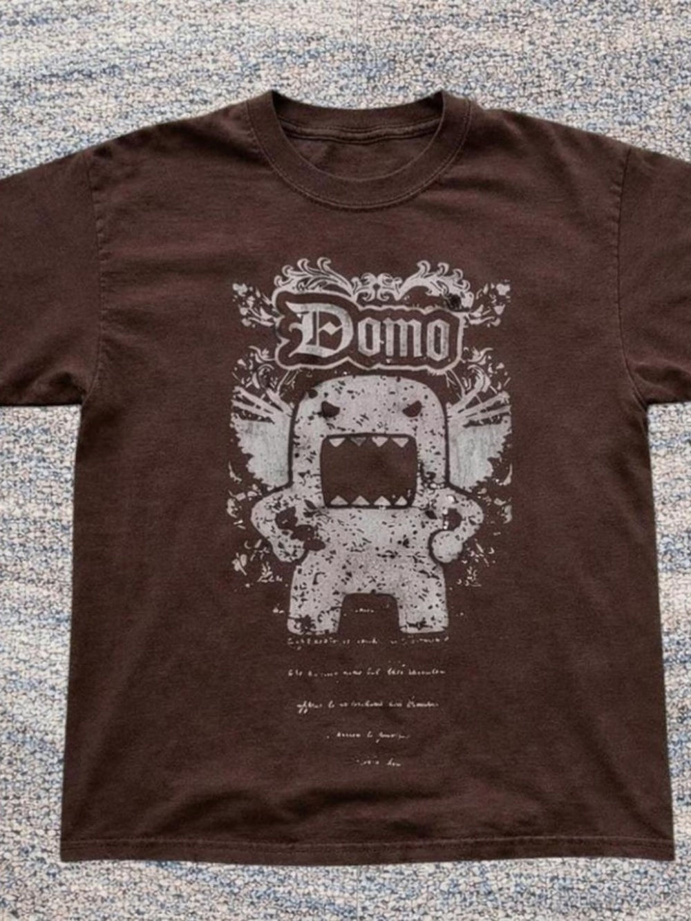 Gildan Brown Domo Graphic Tee Print